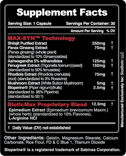 product label